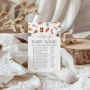 Jeu de Noms de Bébés de Célébrités d'Hiver