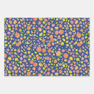 Jeu de papier d'enrobage à 3 emballages pour chaqu