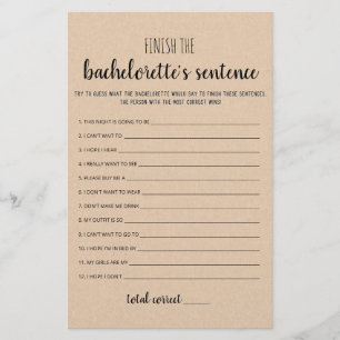 Jeu de phrases à compléter modifiables pour la Bac