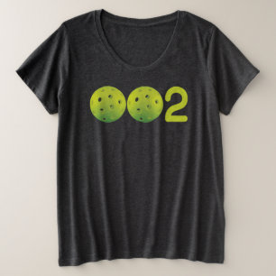 Jeu de pickleball 0-0-2 T-shirt