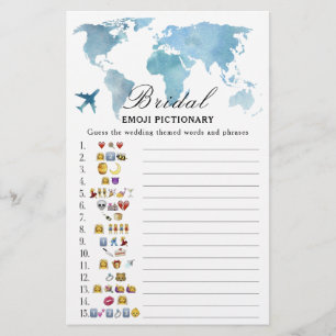 Jeu de Pictionary d'Emoji pour enterrement de vie
