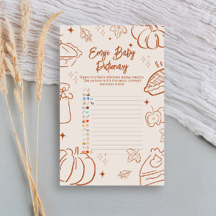 Jeu de Pictionary Emoji pour Baby Shower Little Cu