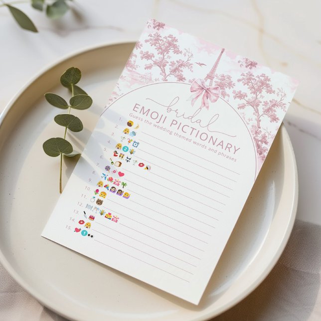 Jeu de Pictionary emoji sur le thème du mariage fr (Créateur téléchargé)