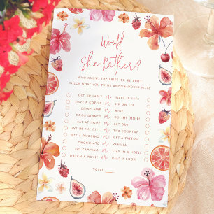 Jeu de 'Plutôt Elle' pour Baby Shower Citrus