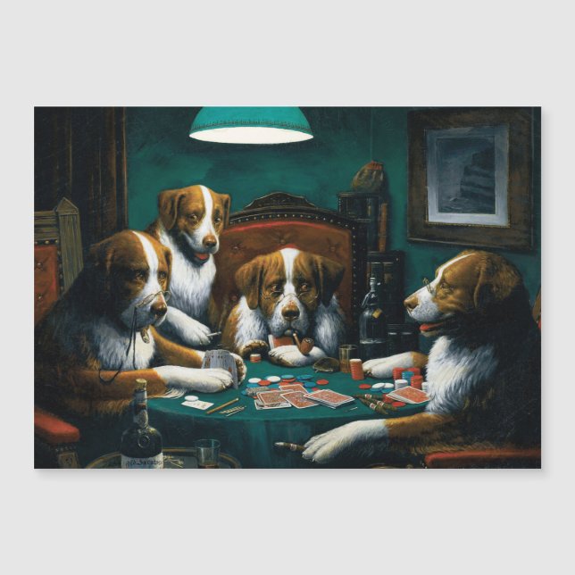 Jeu de poker pour chiens (Devant)