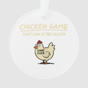 Jeu de poulet Ne regardez pas le poulet drôle de p