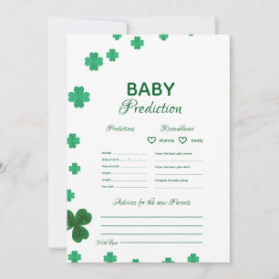 Jeu de prédiction de bébé St Patrick jeu de baby s