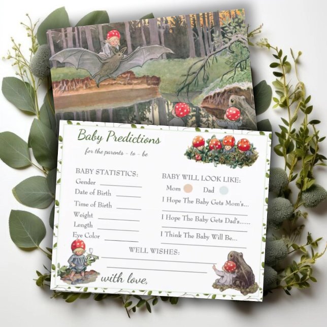 Jeu de prédiction du Baby shower des champignons m (Créateur téléchargé)