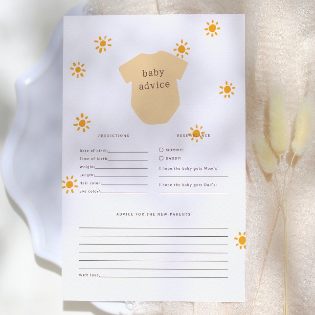 Jeu de prédiction et de conseils Boho Little Sunsh (Créateur téléchargé)