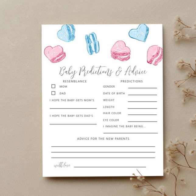 Jeu de prédictions de bébé révélateur de genre (Créateur téléchargé)