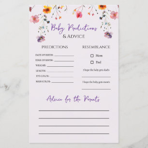 Jeu de prédictions des Baby showers orthodoxes fle