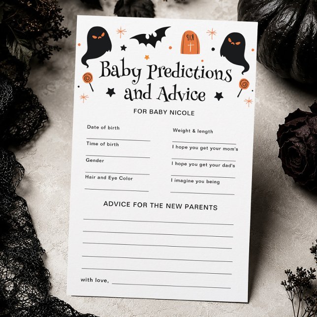 Jeu de prédictions et de conseils pour Baby Shower (Créateur téléchargé)