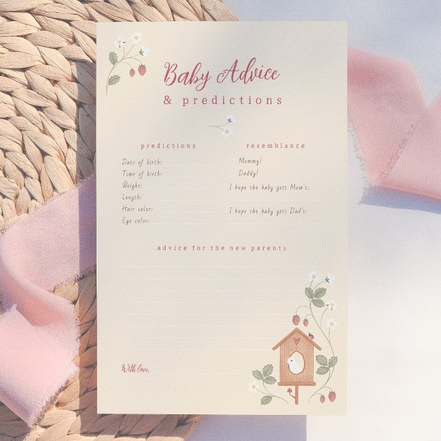 Jeu de prédictions et de conseils pour bébé Birds  (Créateur téléchargé)