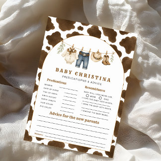 Jeu de prédictions et de conseils pour bébé Little