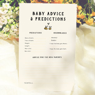 Jeu de prédictions et de conseils pour bébé Rustic