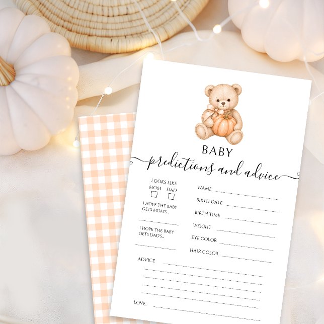 Jeu de prédictions et de conseils pour bébé Teddy  (Créateur téléchargé)