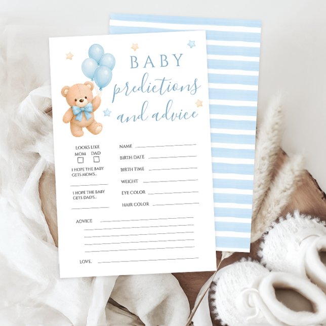 Jeu de prédictions et de conseils pour bébé Teddy  (Créateur téléchargé)