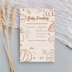 Jeu de prédictions pour bébé à la Baby Shower Litt