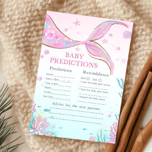 Jeu de prédictions pour bébé à la Baby Shower Sirè