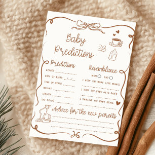 Jeu de prédictions pour bébé Coffee Baby est en ro