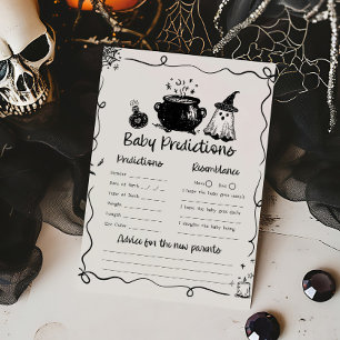 Jeu de prédictions pour bébé Halloween Baby is Bre