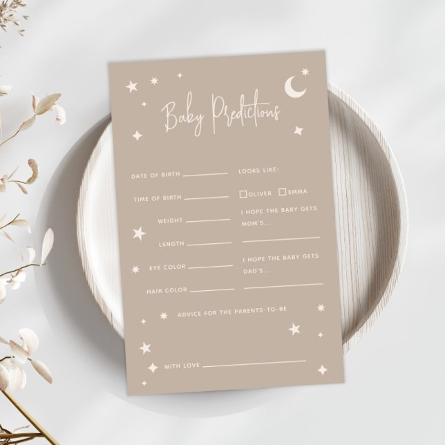Jeu de prédictions pour bébé sur Ah! les étoiles (Créateur téléchargé)
