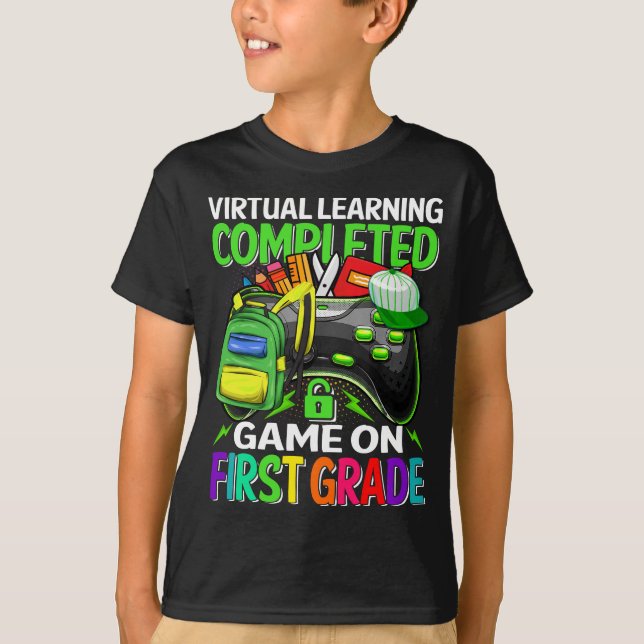 Jeu De Première Année Retour À L'École T-Shirt (Devant)