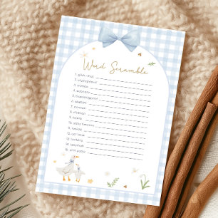 Jeu de prix de Baby Shower pour un Fou Rigolo à Ca