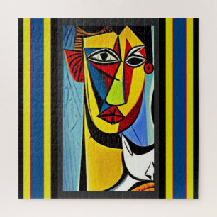 Jeu de puzzle d'art abstrait
