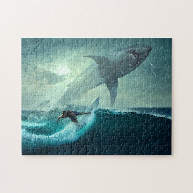 Jeu de puzzle Scène de surfer (Horizontal)