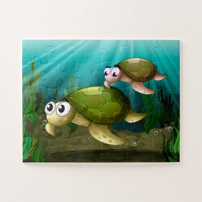 Jeu de Puzzle Tortues (Horizontal)