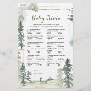Jeu de questions-réponses bébé Aventure de la forê