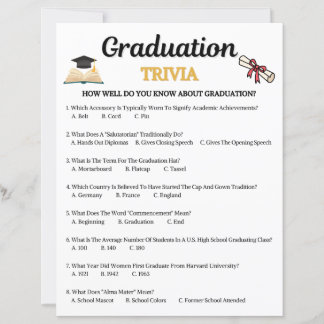 Jeu de quiz de remise des diplômes