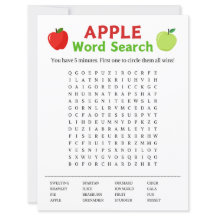 Jeu de recherche Apple Word
