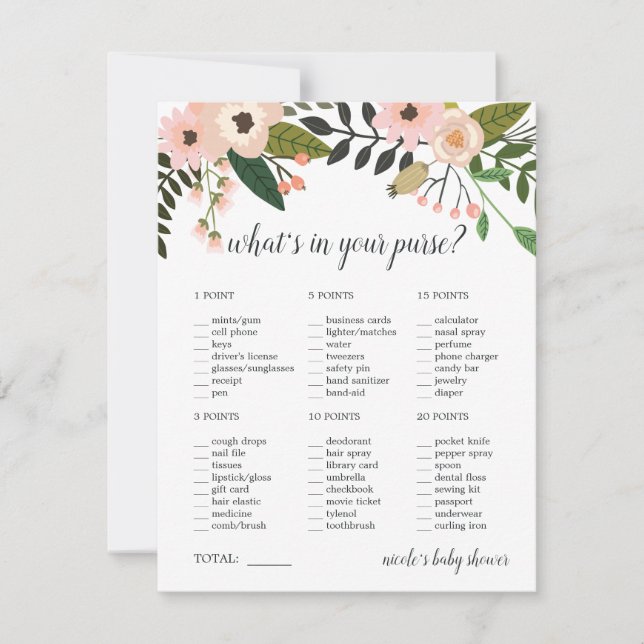 Jeu de sac à main pour bébé ou Fête des mariées de (Devant)