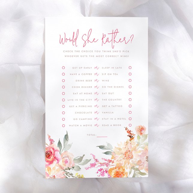 Jeu de Salle de Bain de Mariée Floral 'Préférerait (Créateur téléchargé)