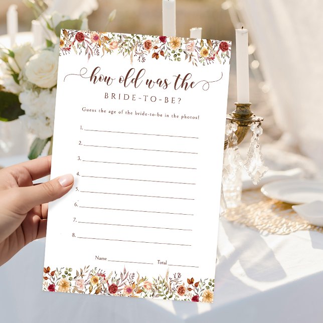Jeu de Salle de Fête de Mariage Automnal Fleurs «  (Créateur téléchargé)