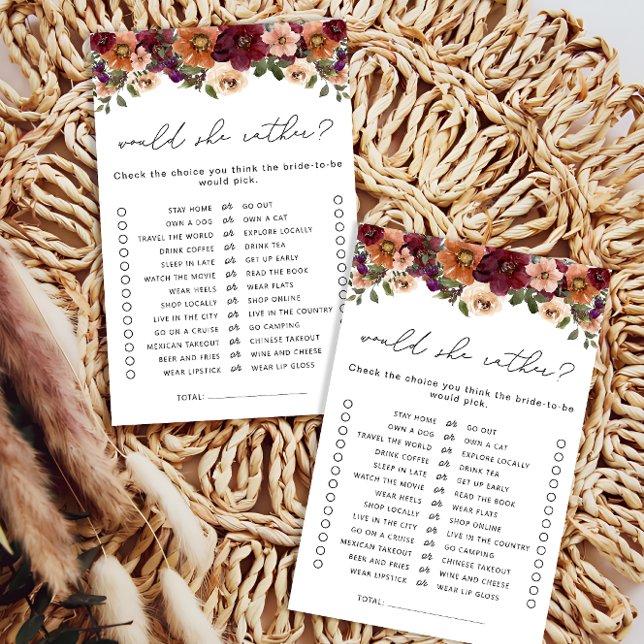 Jeu de Salle de Mariage Fleurie d'Automne 'Préfére (Créateur téléchargé)