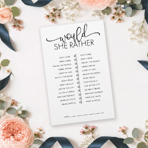 Jeu de Salle de Mariage Minimaliste 'Would She Rat