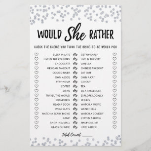 Jeu de Salle de Mariage 'Plutôt Elle' Modifiable