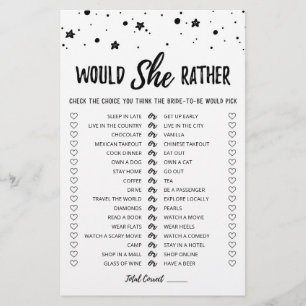Jeu de Salle de Mariage 'Plutôt Elle' Modifiable