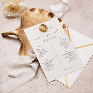 Jeu de salle de mariage : Qu'y a-t-il dans votre s