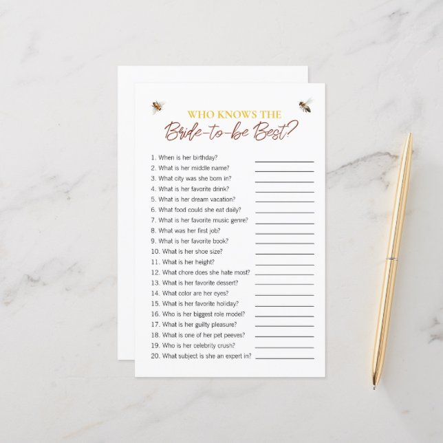 Jeu de Salle de Mariage sur le Thème de l'Abeille  (Devant/Arrière en situation)