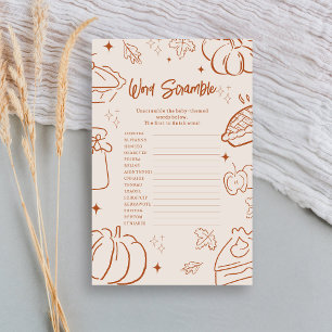 Jeu de Scrabble de mots pour Baby Shower Little Cu