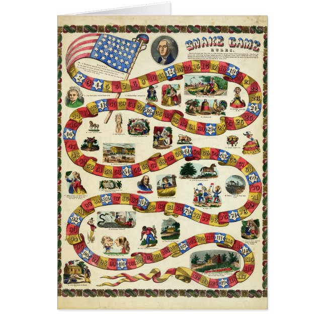 Jeu de serpent du Président George Washington (Devant)