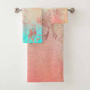 JEU DE SERVIETTES EN MARBRE RUSTIQUE DE TERRE