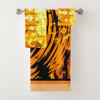 JEU DE SERVIETTES, tons chauds