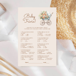 Jeu de société de baby shower sur le thème de land