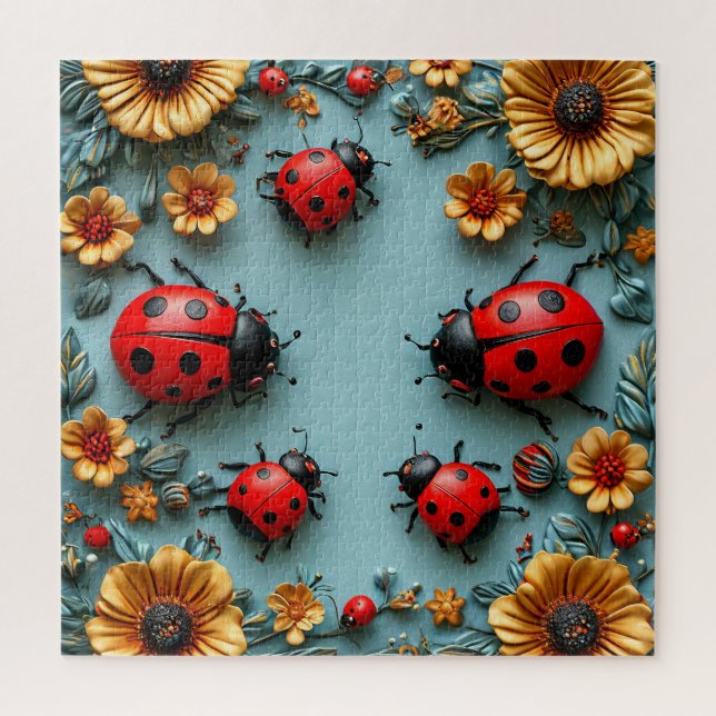 Jeu de société de puzzle sur la nature et le jardi (Vertical)