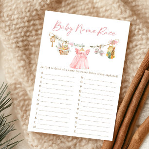 Jeu de société pour le nom de bébé fille élevé loc